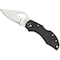 Spyderco 2024 Spyderco Robin 2 Lightweight Black Plain SPY-BY10PBK2 - alternate 2